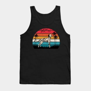 Vintage Retro Sunset Art Of Zoo Tank Top